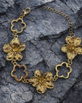 Golden Bloom Link Bracelet