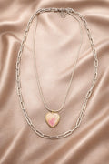 Golden Heart Harmony Layered Necklace