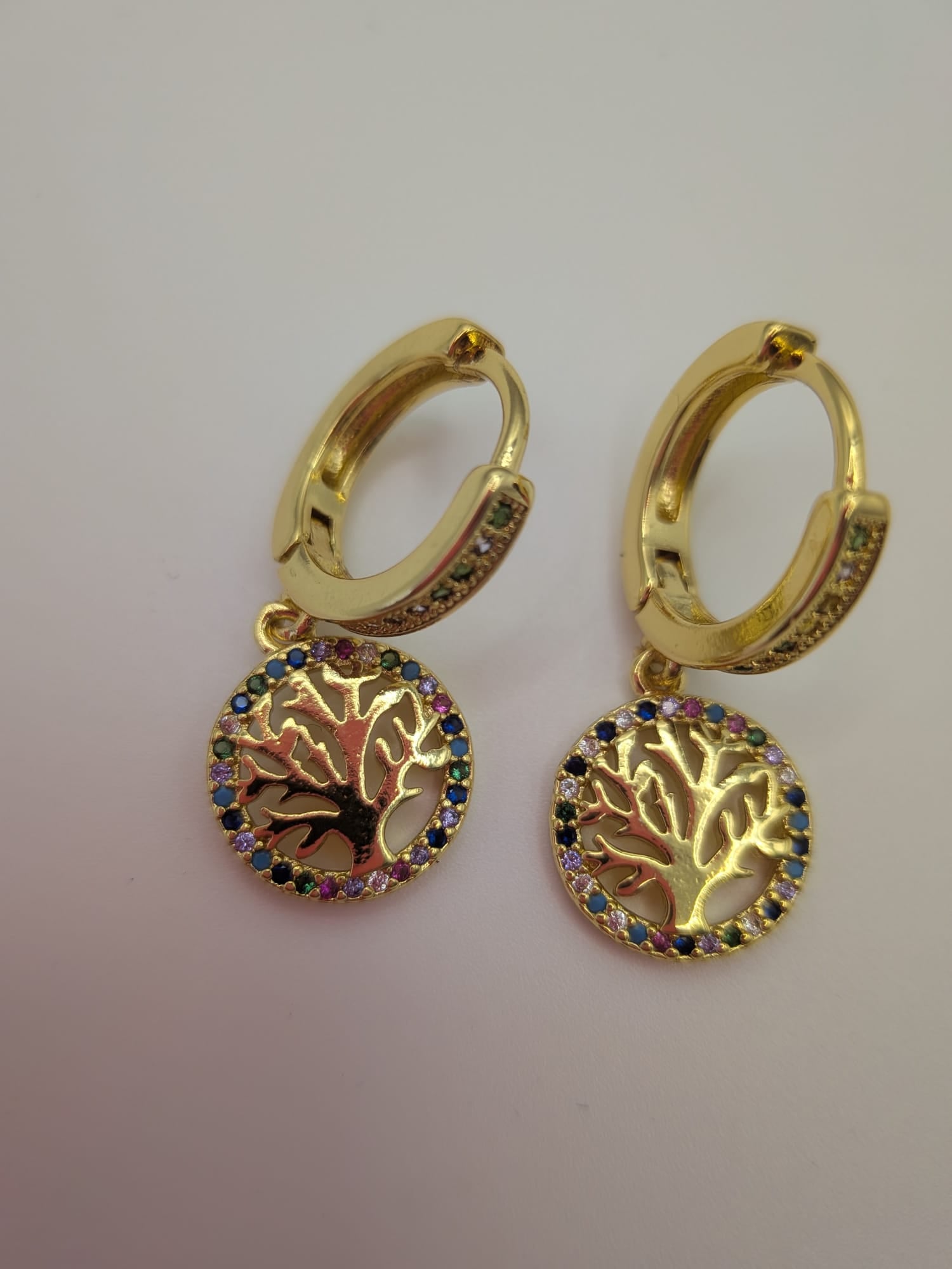 Celestial Roots Tree of Life Earrings